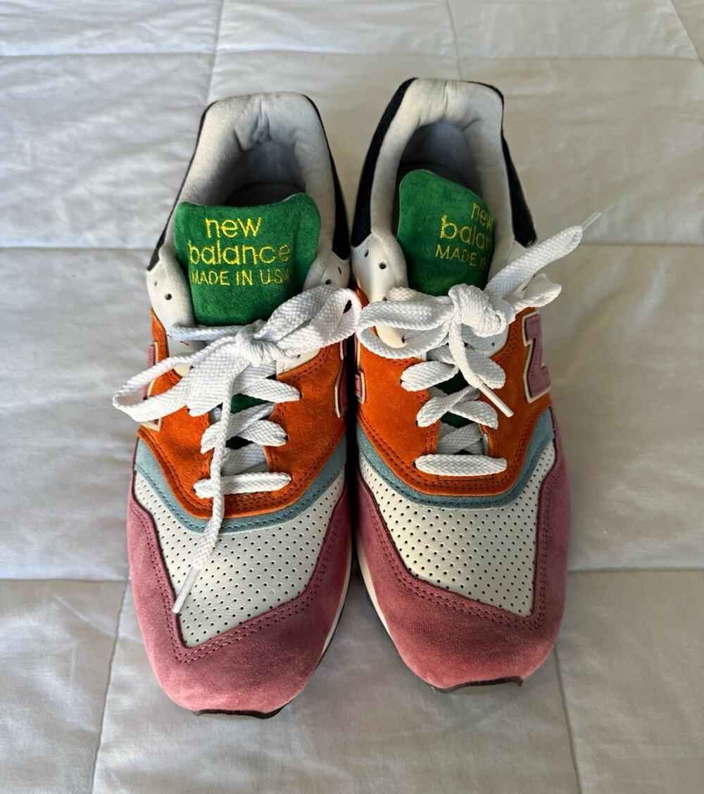 STAUD x New Balance 997 Made in USA W997SD1 Unisex W12 M10.5 Multicolor